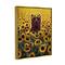Stupell Industries Happy Bear Sunflower Field Floater Framed Art